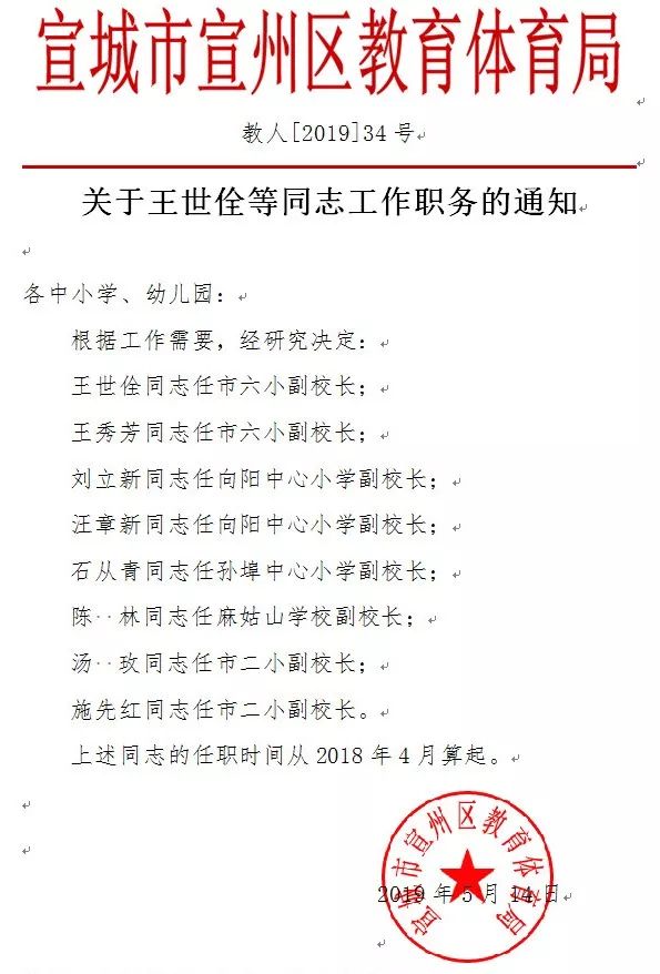 宣州区体育馆人事任命最新动态